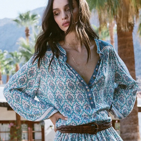 Spell Tops - EUC Spell & the Gypsy Collective Sage Oracle Blouse